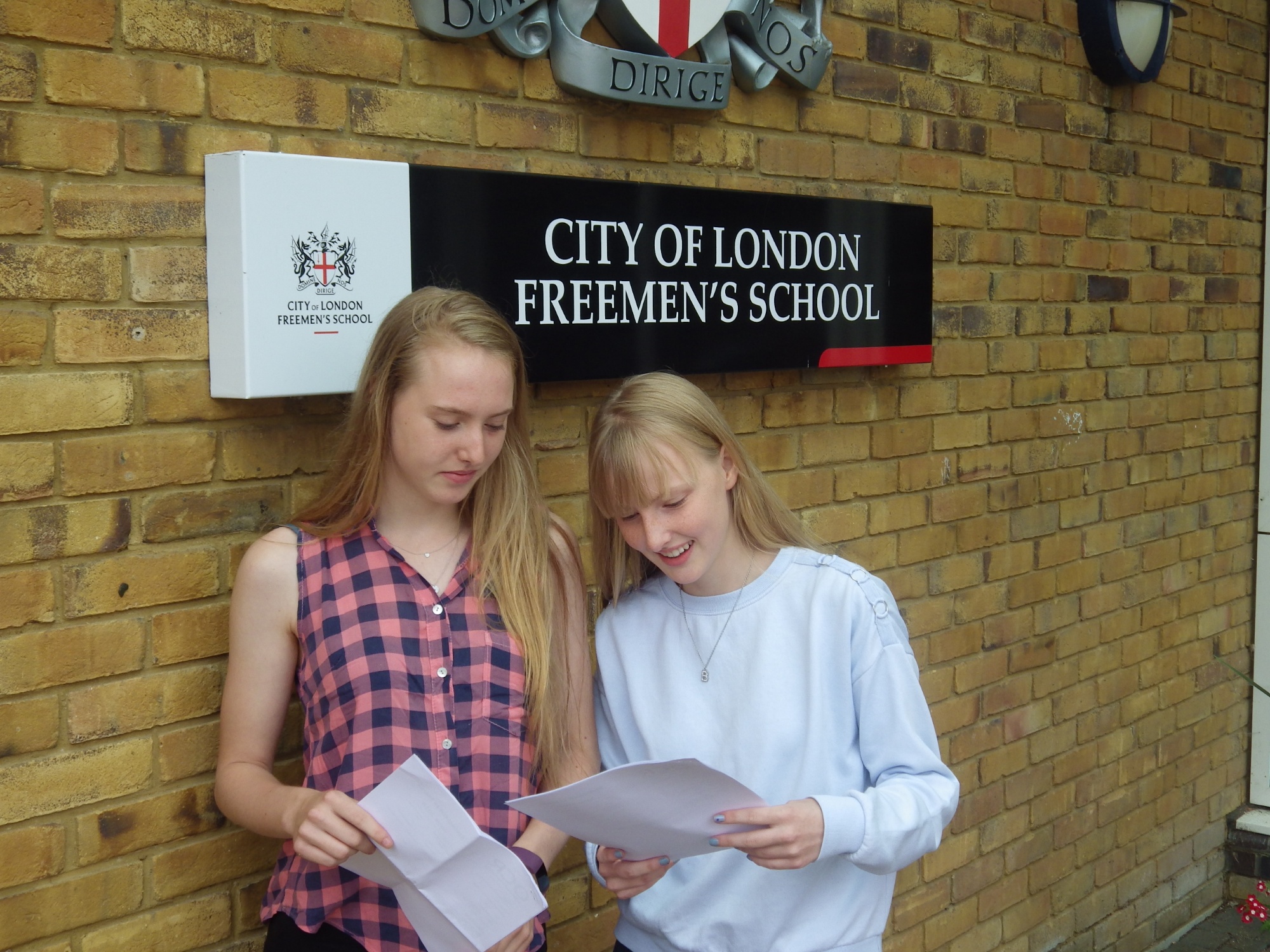 Picture of students at City of London Freemen's School GCSE Results 2018