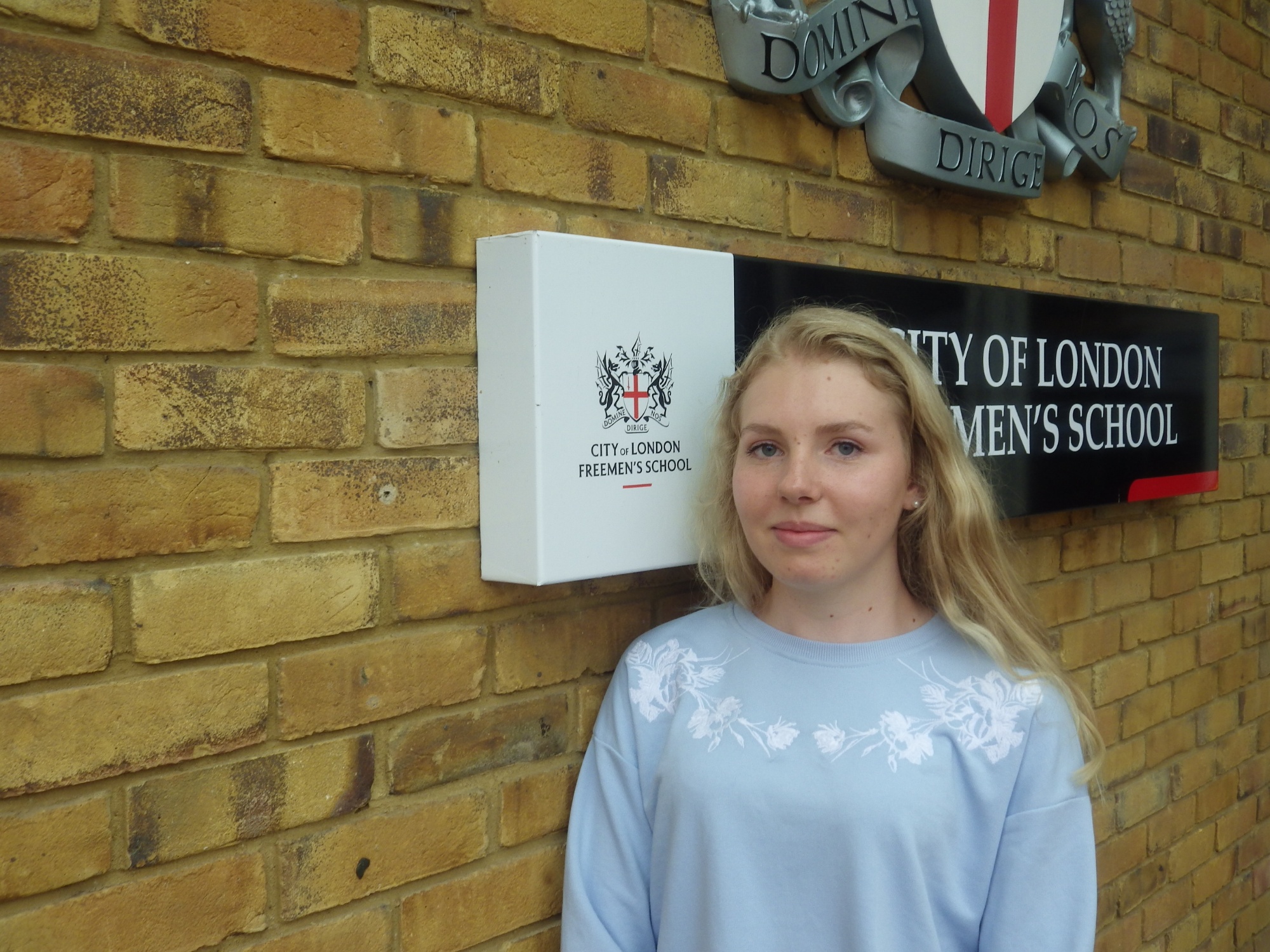 Image of Student  with 2018 A level results from Freemen's