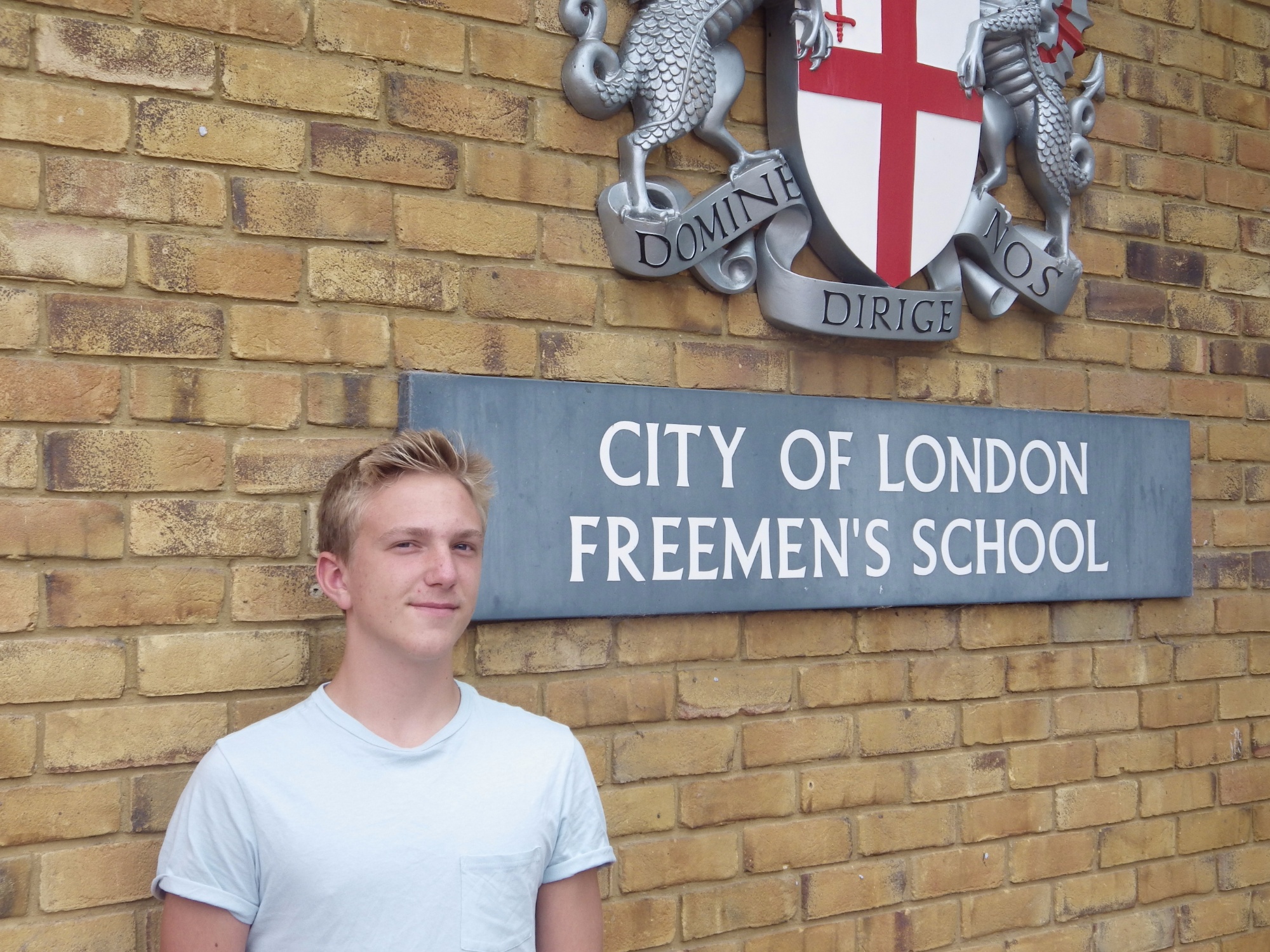 Tom Orr achieves 2 A* and an A at Freemen's Day and Boarding School Surrey